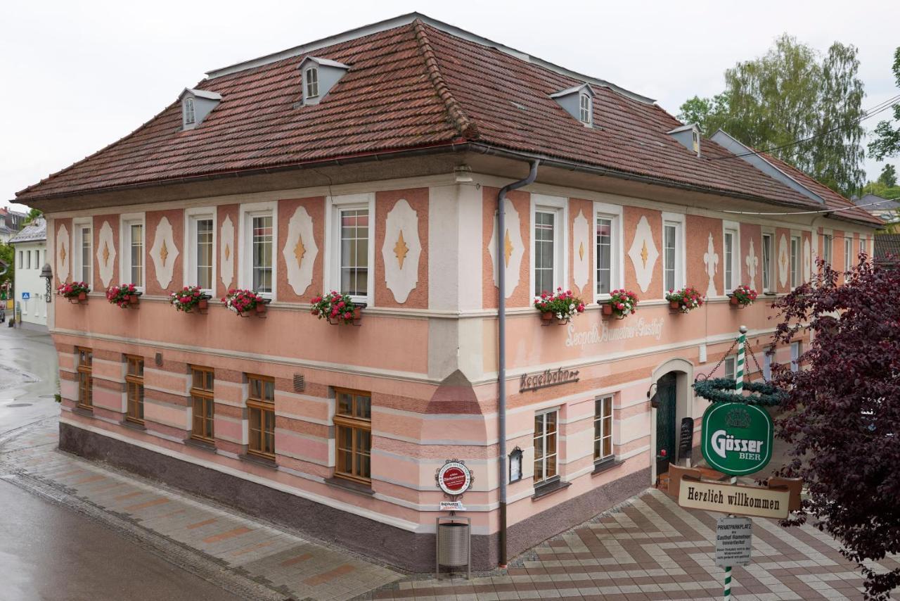 Gasthof Hametner Mit Innviertlerhof Mit Direktem Zugang Zur Therme Mediterrana Durch Unseren Garten! Bad Hall Zewnętrze zdjęcie